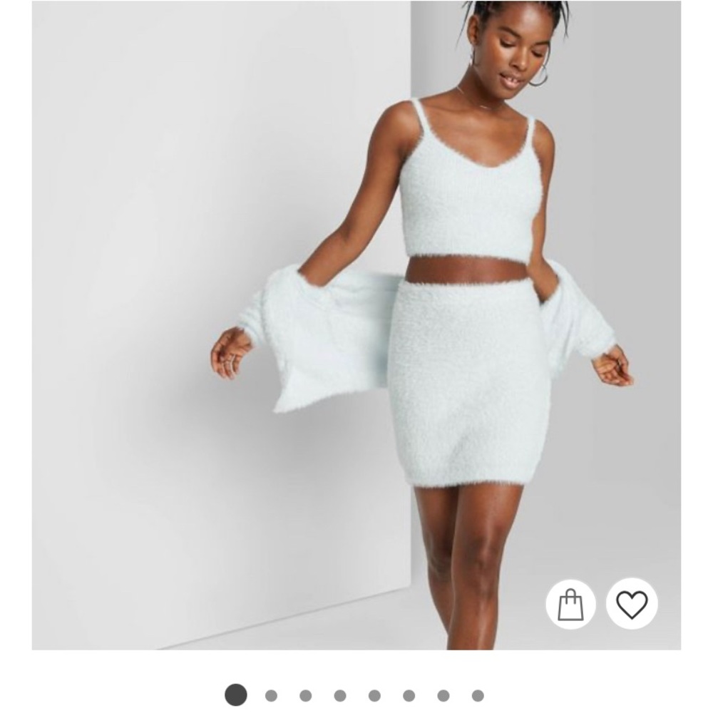 Wild Fable Fuzzy Knit Cropped Tank